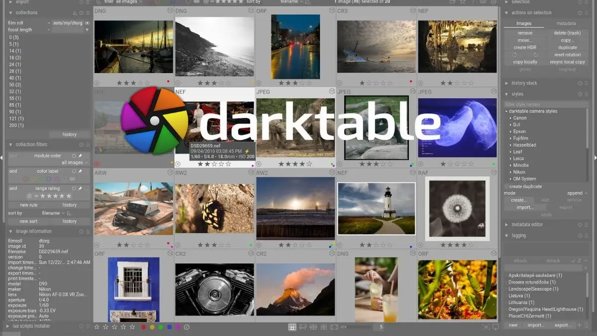 Darktable Tool Beats Adobe Lightroom at RAW Editing