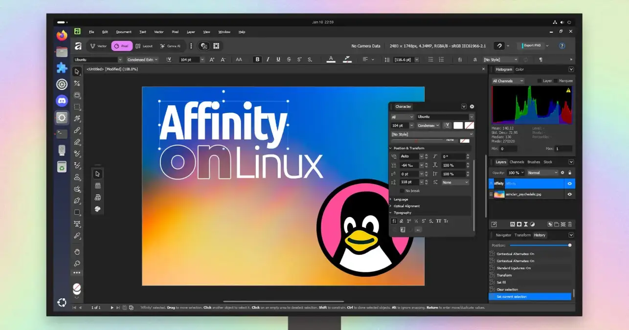 Run Affinity v3 on Ubuntu